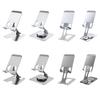Phone Holder Stand Rotation 360-degree Aluminum Adjustable Stable Support Desktop Alloy Lazy Stand Phone