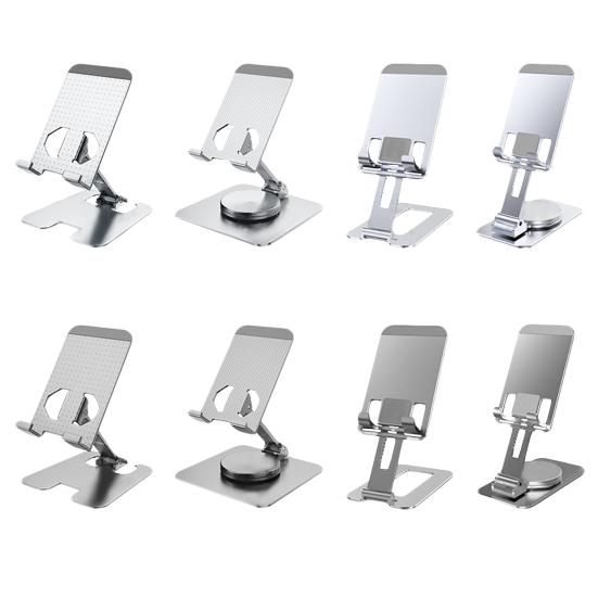 Phone Holder Stand Rotation 360-degree Aluminum Adjustable Stable Support Desktop Alloy Lazy Stand Phone