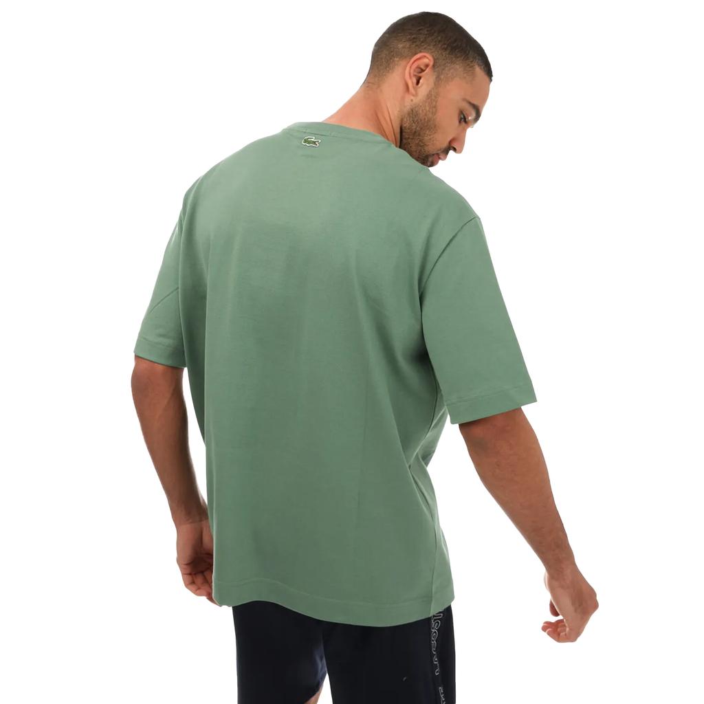 Lacoste Tricou larg organic pentru bărbați
