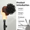 MISSQUEEN Hair Bun Synthetic Elastic Drawstring Loose Wave Messy Curly Ponytail Hair Extensions Bun Hair Piece For Women Daily Wear