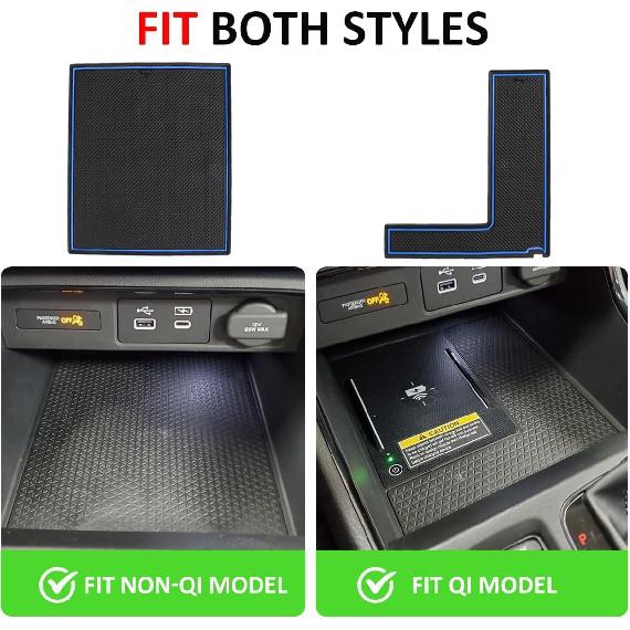 Auovo Cup Holder erts Liners Compatible with Honda CRV Accessories  2024 2025 2026 CR-V Door Slot Pad Car Interior Non-Slip Dust Mat Center Console