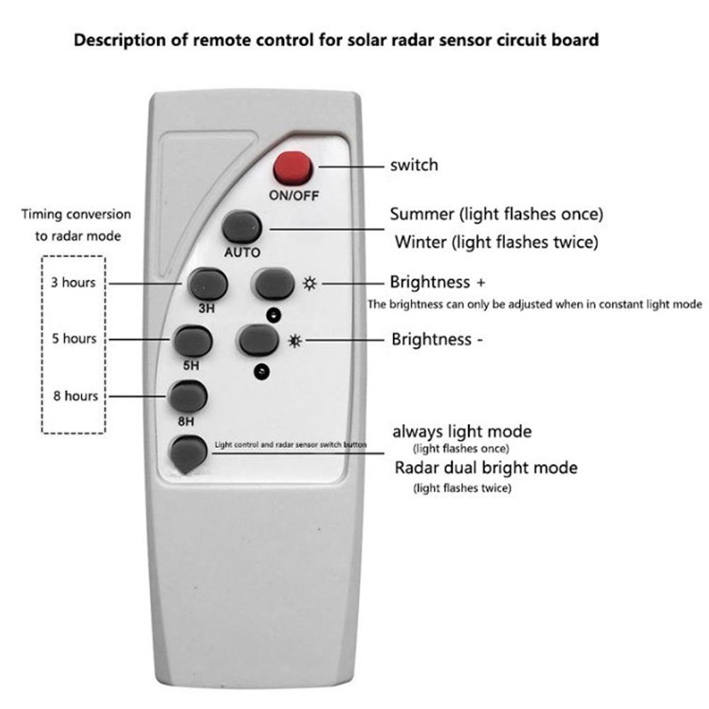 Napelemes áramköri lap fényvezérelt radaros emberi test indukcióval távirányítóval