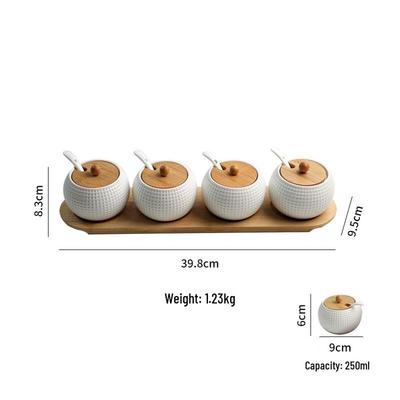 Keramik Gewürzglas Set