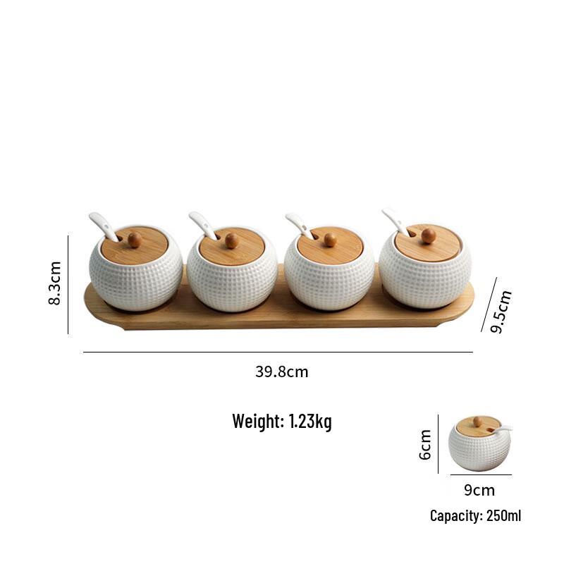 Ceramic Seasoning Jar Set