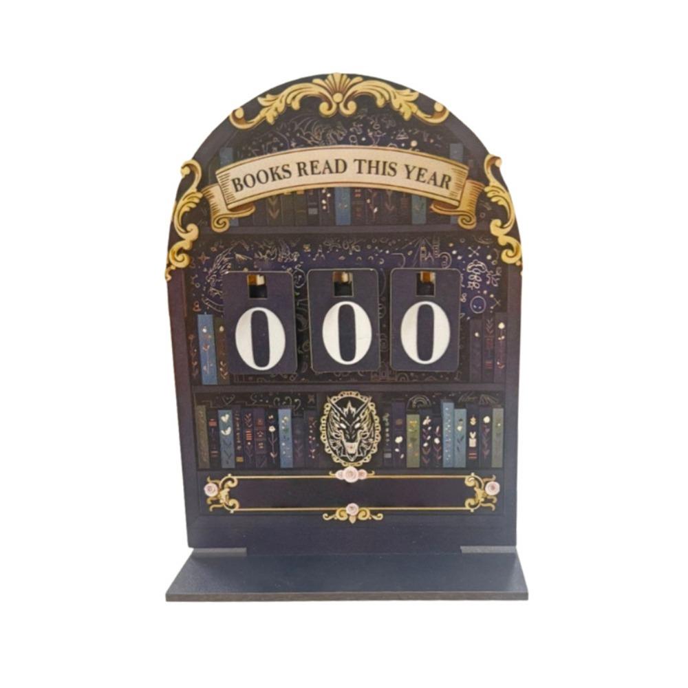 

Handmade Reading Book Signage Retro Reading Book Recorder Reading Challenge Tracker Bookworm