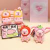 Pink Capybara Costume Resin Keyring Cartoon Pendant For Kids And Fans Animal