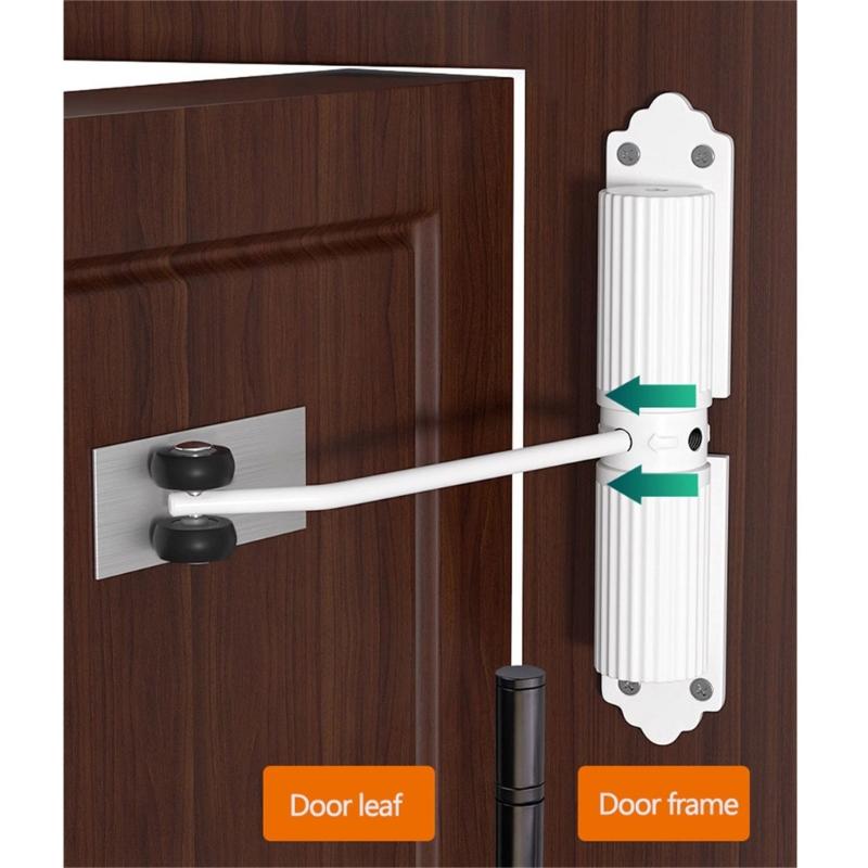 Self Closing Door Mechanism Aluminum Door Closure Safe & Convenient Door Control System for House & Commercial Setting