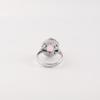 Pietra Preziosa Morganite Argento Sterling 925 Gioielli Artigianali Anello da Donna Regalo di Fidanzamento RR-84-4
