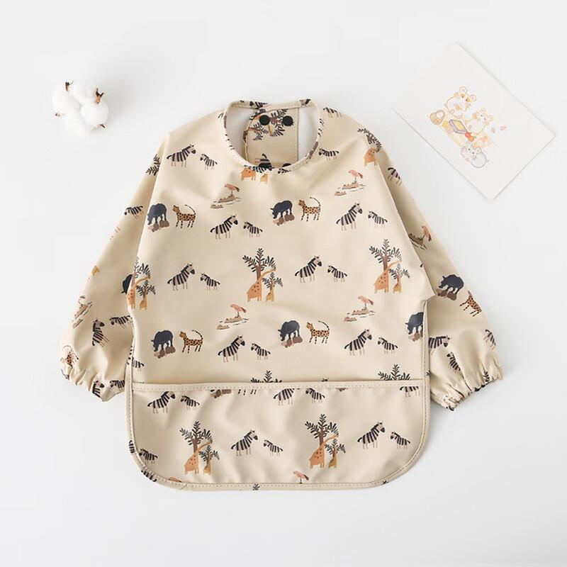 Children s Waterproof Long-Sleeved Bib Smock