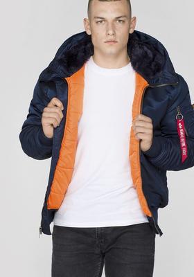 Зимняя Куртка Alpha Industries MA-1 Hooded (158104) Rep.blue (158104-007)