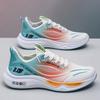 Factory Straight Hair Sports Shoes Summer New Thick-soled Lightweight Men's Shoes Trendy Mesh Breathable Low-top Running Shoes Men