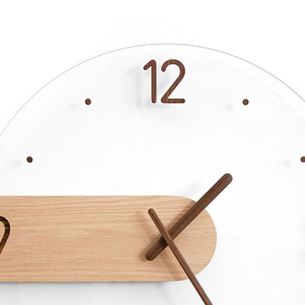 Wall Clock Innovative Minimalist Prevents Ticking Sweep Movement Modern Nordic Wall Clock for