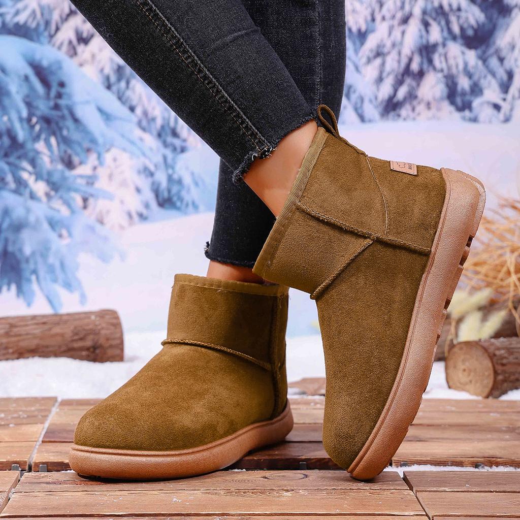 Sell Well in Winter Comfortable and Warm Thick Soled Women's Boots Fashionable New Round Toe Casual Elegant Snow Boots