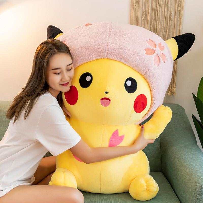 Movie Sakura Pikachu Plush Toy Gift Holiday Present Doll Collectible