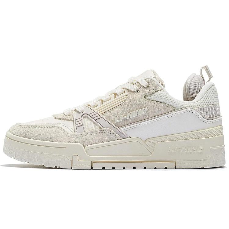 Li Ning 001 BTC Low top Skateboard Shoes Women's White AGCS104-5