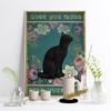 Vintage Wall Art Print Custom Cat Poster Cute Animal Portrait Oil Painting Cat Lover Gift Wallpaper