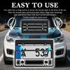 Licence Plate Frame Holder,Practical No Drill Front License Plate Bracket For License Plates Fixing,Universal Front Licenses Plates Mount Car