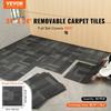 Carpet Tiles Reusable, 24"x 24"Carpet Squares With Padding Attached, Soft Padded Carpet Tiles, Easy Install DIY for Bedroom Living Room (24Tiles,