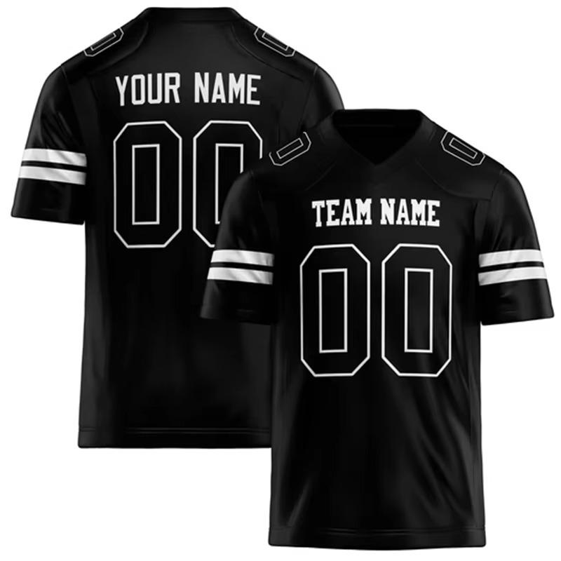

Team Rugby T-shirt V Neck Black Mens Sports T Shirt Loose Quick Dry Team Uniforms 6XL