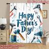 2D Flat Photography Backdrop Party Backdrop Father's Day Tools 100% Polyester Festive Wall Decor Use for Holiday Portraits