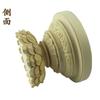 Round Buddha Statue Base, Made of Cypress Wood, High-Quality Wood Carving, Lotus-Shaped Pedestal [Woodcarving Buddhist Altar Accessories], Wooden Pede