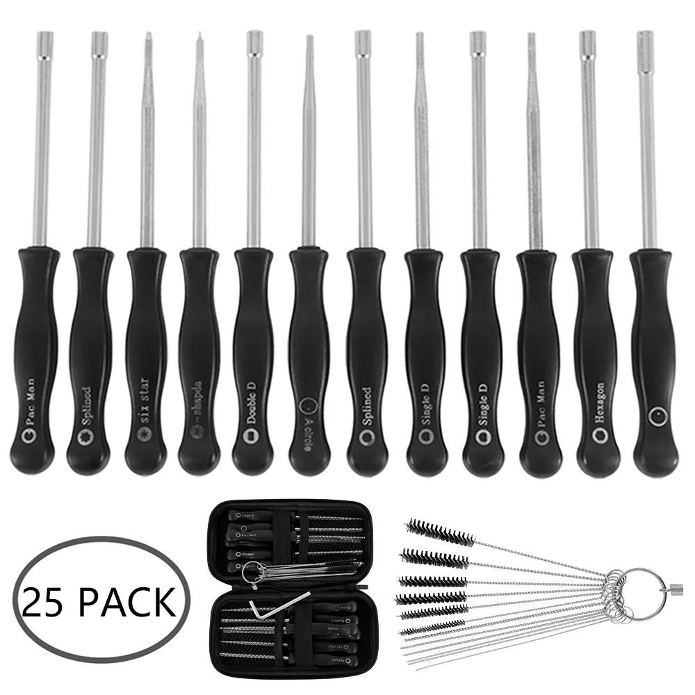 

Набор из 25 отверток для карбюратора, набор инструментов для регулировки карбюратора с иглой для чистки карбюратора, совместимый с Weedeater