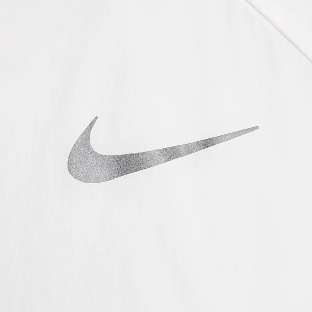 Nike Bunda s kapucí na zip s dlouhým rukávem Stride Repel odolná proti vodě Pánské bundy Bílá HV4549100