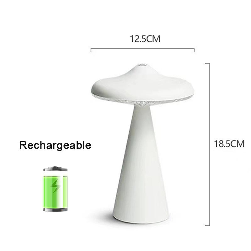 LED Mushroom Table Light USB Dimmable Touch For Desktop Decoration Creative Light Bedroom Study Night Light Luxury Desk Lamp