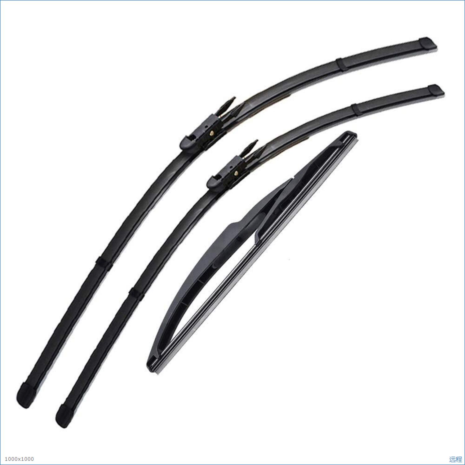 

Windshield wiper blades for Smart Fortwo W451 2007-2014 front and rear window covers Smart Fortwo W451 （07-14）24+22+11