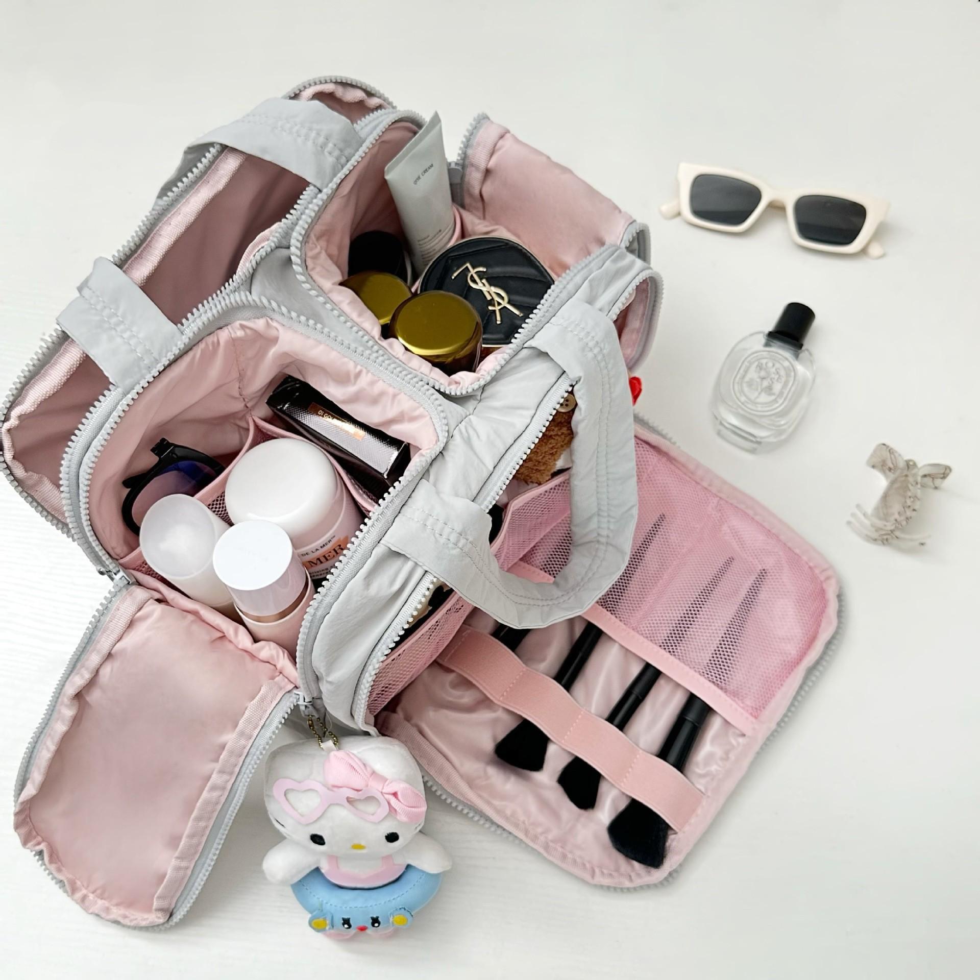 

Lightweight Cross-Border Toiletry & Cosmetic Bag with Wide Opening