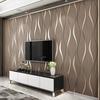 Luxury 3D Water Ripple Wallpaper Premium Suede Non-Woven Wall Covering, Breathable & Eco-Friendly TV Background, Living Room, Bedroom Decor (Unpasted)
