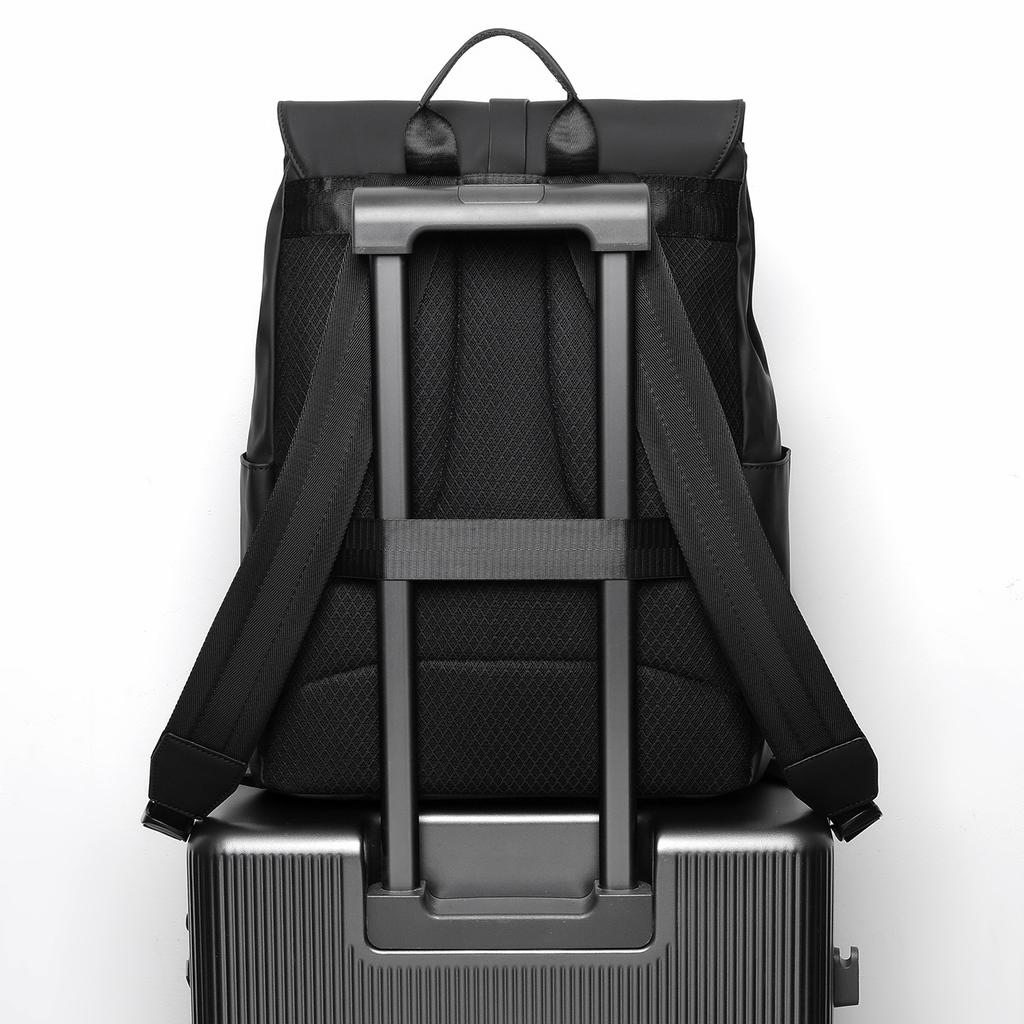 Schoolbag1011 New Men's Large Capacity Backpack Fashion Business Computer School Bag Simple Commuter Student Backpack