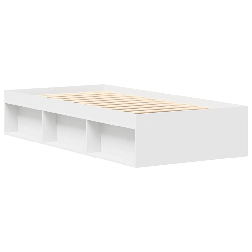Bed Frame White 75 x 190 cm