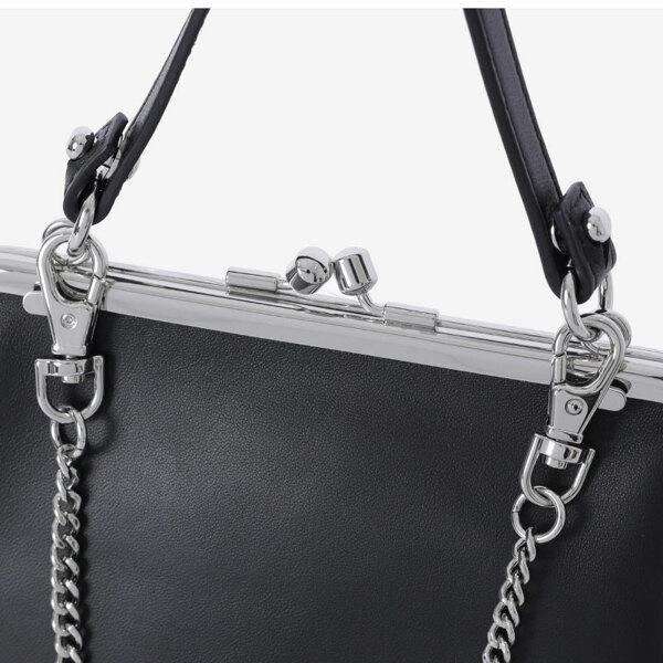 Vivienne Westwood Granny Napa Frame Pulse Chain Tote Bag L001l N403