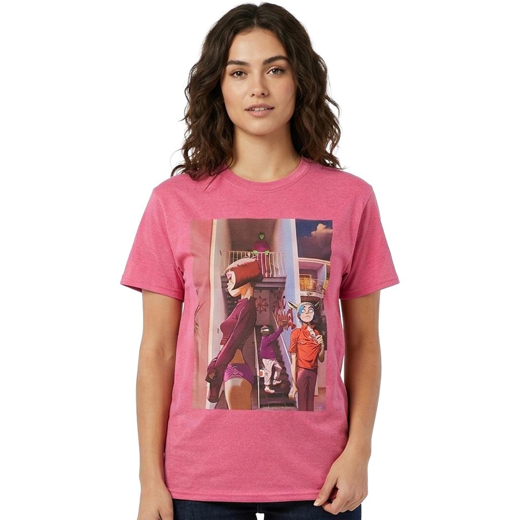 Gorillaz Unisex Adult The Static Channel T-Shirt