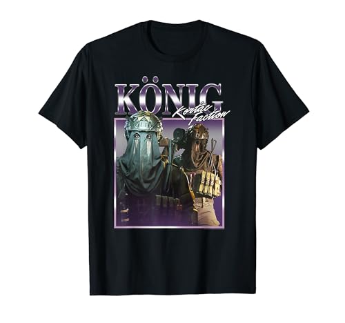 Футболка с коллажем из 90-х, посвященным фракции KorTac из игры Call of Duty: König
