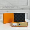 Classic European Checkered Unisex Wallet - Casual Business Style