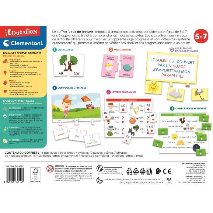Éducation Clementoni - Jeux de lecture