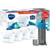 BRITA Maxtra Plus Pure Performance Replacement Cartridges, Set of 4, for Bottle-Style Water Filters (Active Set) [Official Japanese Product]