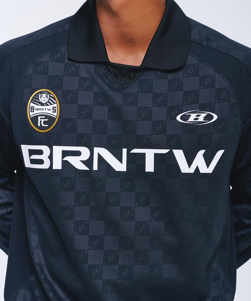 BORN TO WIN Monogram Soccer Jersey [Black]