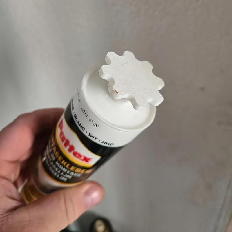 5pcs Flexible Gear-Style Tube Caps, Durable Plastic, Prevents Glue Hardening, For Silicone Repair, Outdoor Use