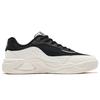 Hongxing Erke Cold Brew Classic Minimalist Slip Resistant Durable Low Top Skate Shoes Men sneakers Micro-Crystal-White True-Black 51125201406-005