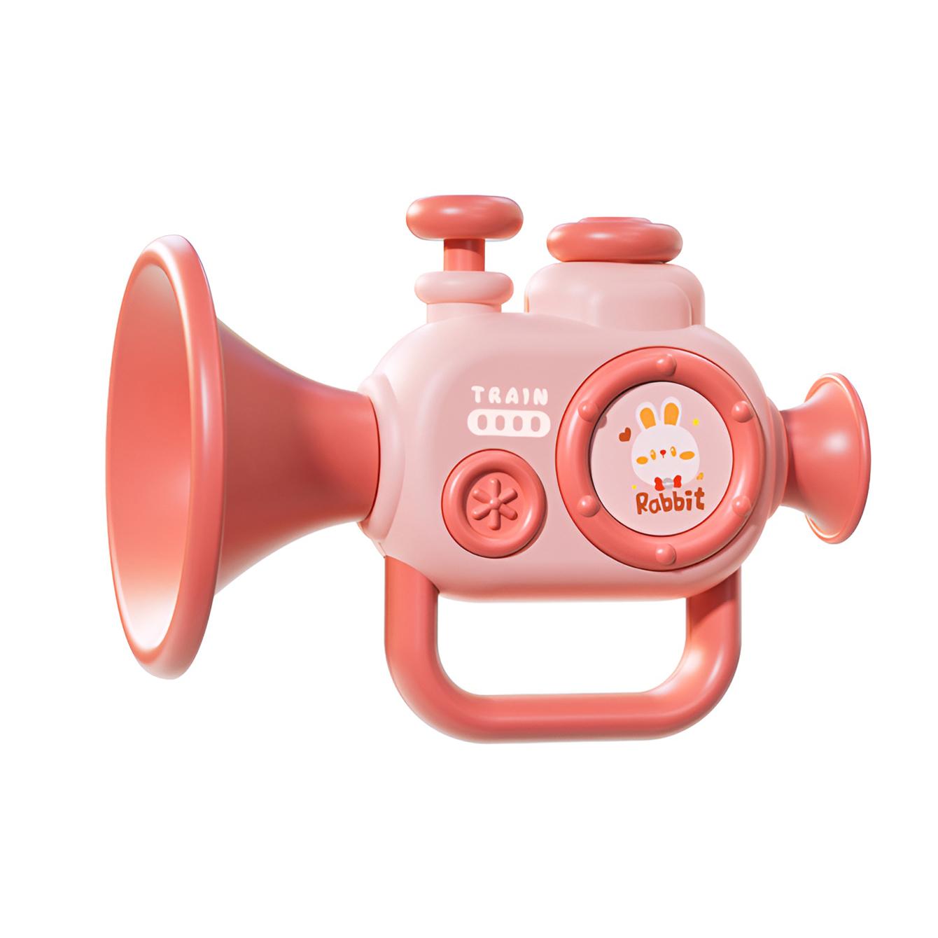 

Baby trumpet toys can play Musical Instruments early education education розовый