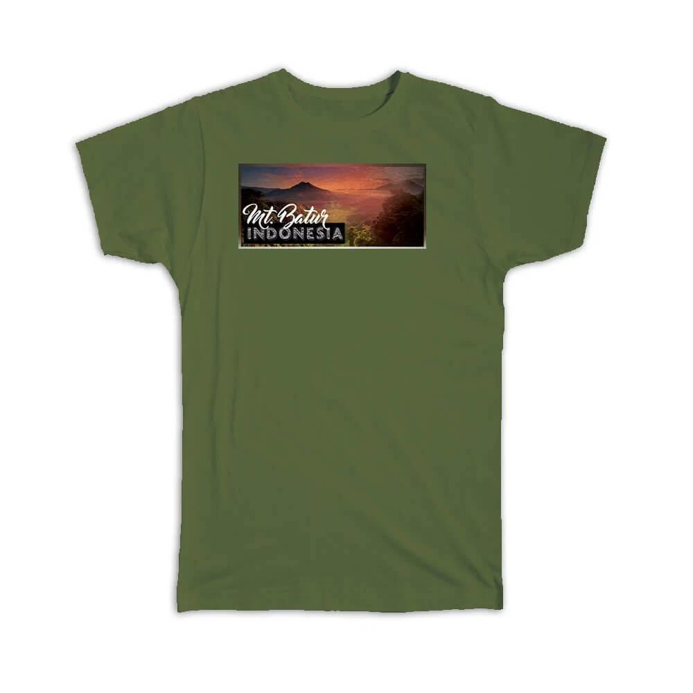 Gift T-Shirt : Mount Batur Bali Indonesia Indonesian Sunset M