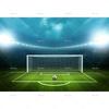 Fundo de Campo de Futebol Esportivo Design de Grama de Estádio Verde Bandeira Balão Festa de Aniversário de Meninos Cenário para Sessão de Fotos Suprimentos