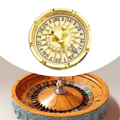 Dice Metal Ancient Party Prop Table Game Rotating for Adults Gathering Parties