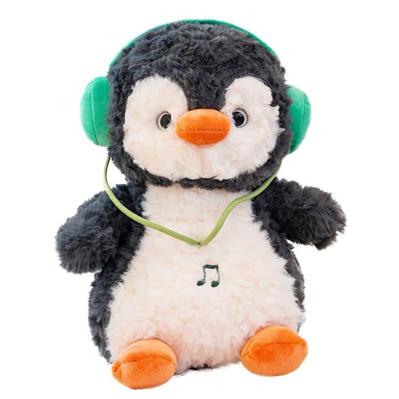 

Cartoon Dynamic Music Penguin Doll Plush Toy Cloth Doll Doll Medium size 32cm0.45kg белый