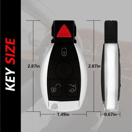 Smart Car Remote Control Key Fob Repair IYZ3312 For Mercedes Benz C E CL ML R S
