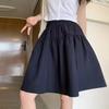WTEMPO Damen Basic Minirock High Waist A-Linie Faltenröcke Ausgestellt Lässiger Skaterrock