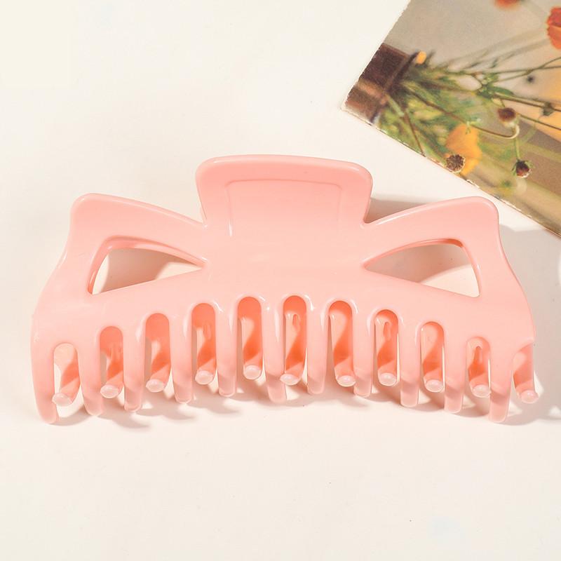 Korean Style Acrylic Solid Color Hair Clip Women's High-end Fashion Shark Clip Hair Accessories